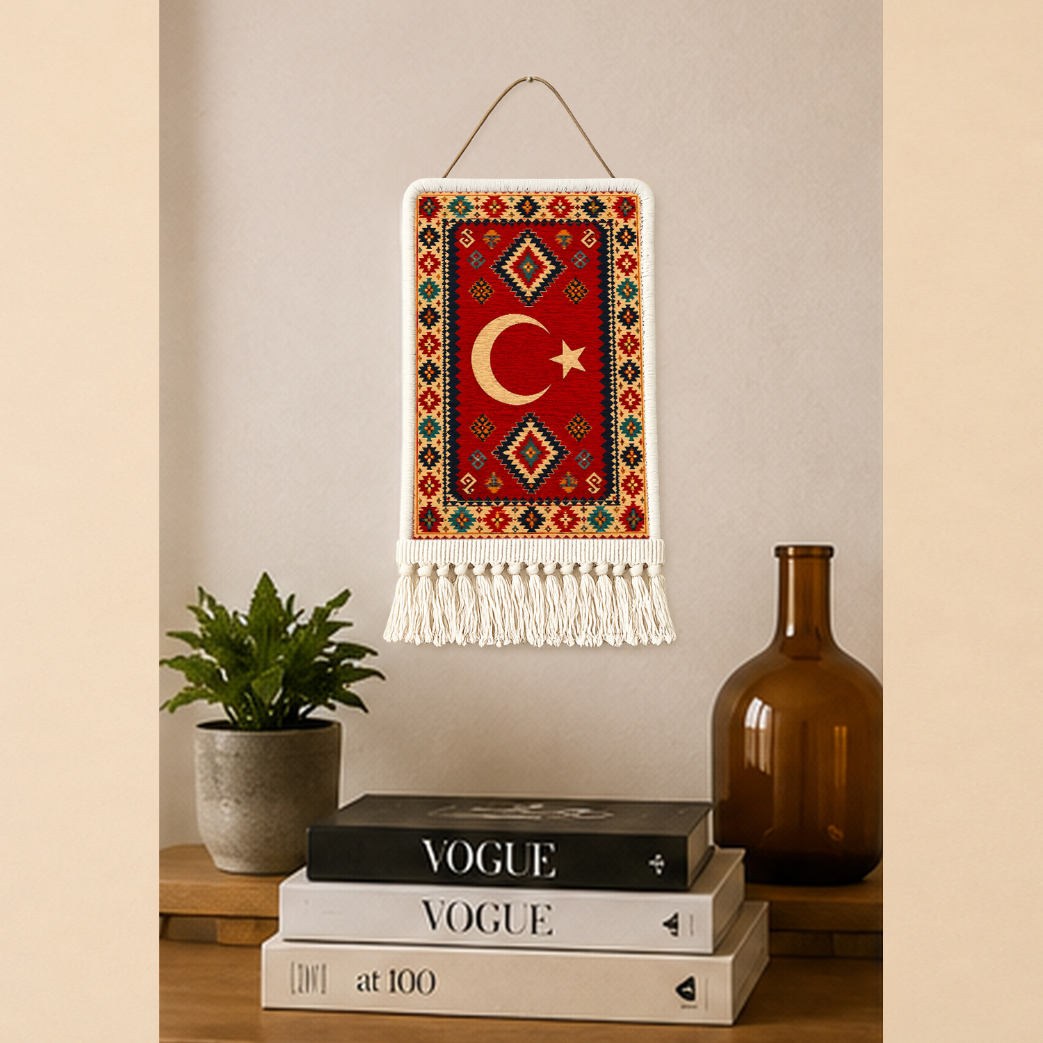 Türk Bayrağı Duvar Kilimi 04