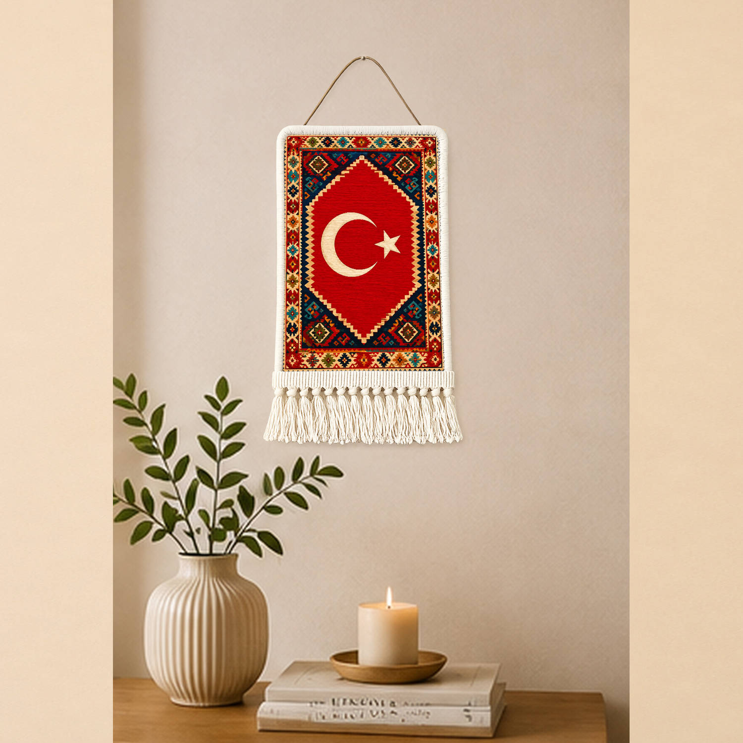 Türk Bayrağı Duvar Kilimi 05