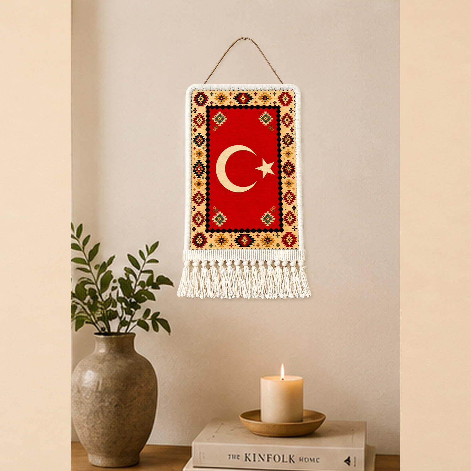Türk Bayrağı Duvar Kilimi 08