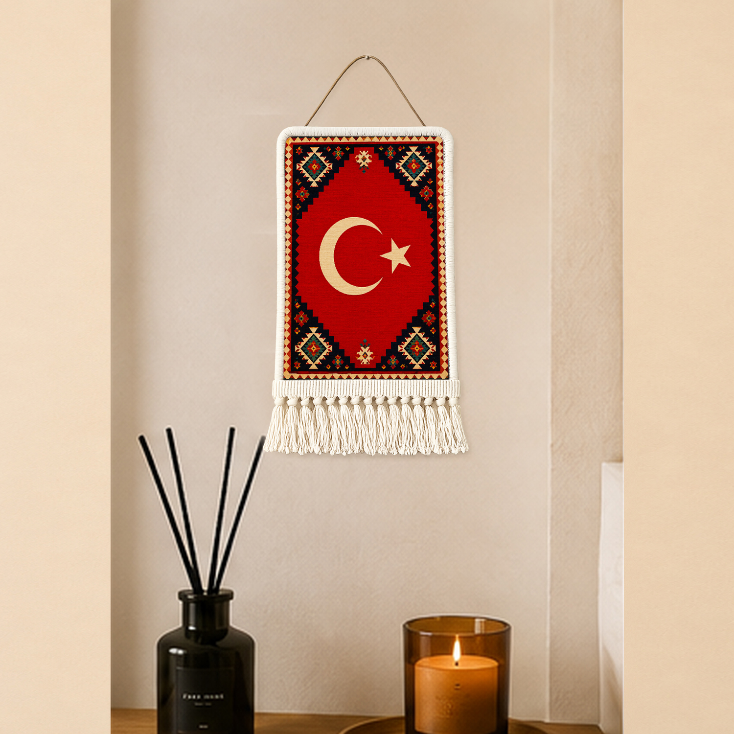 Türk Bayrağı Duvar Kilimi 09