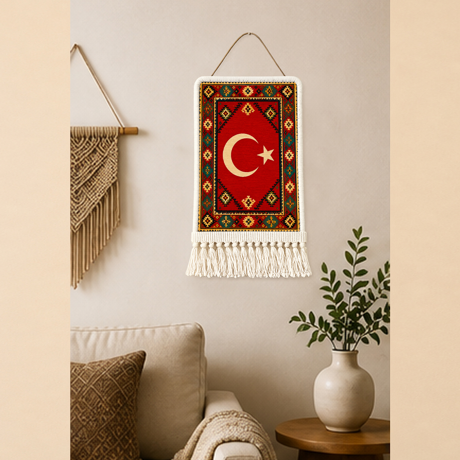 Türk Bayrağı Duvar Kilimi 11