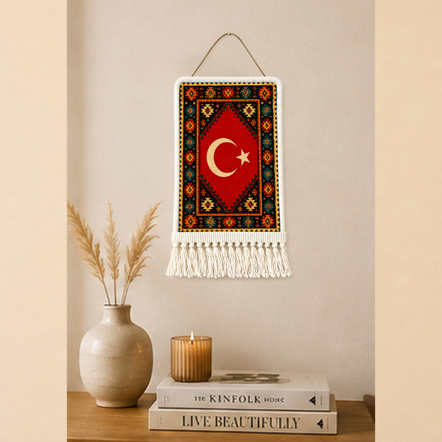 Türk Bayrağı Duvar Kilimi 13
