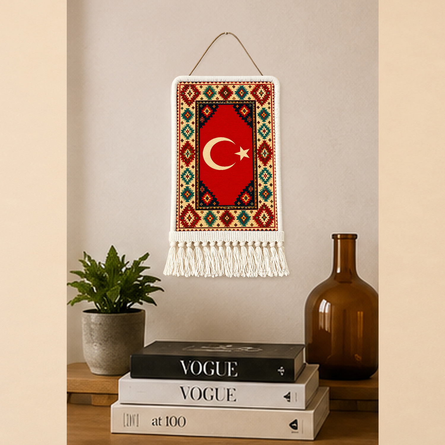 Türk Bayrağı Duvar Kilimi 14