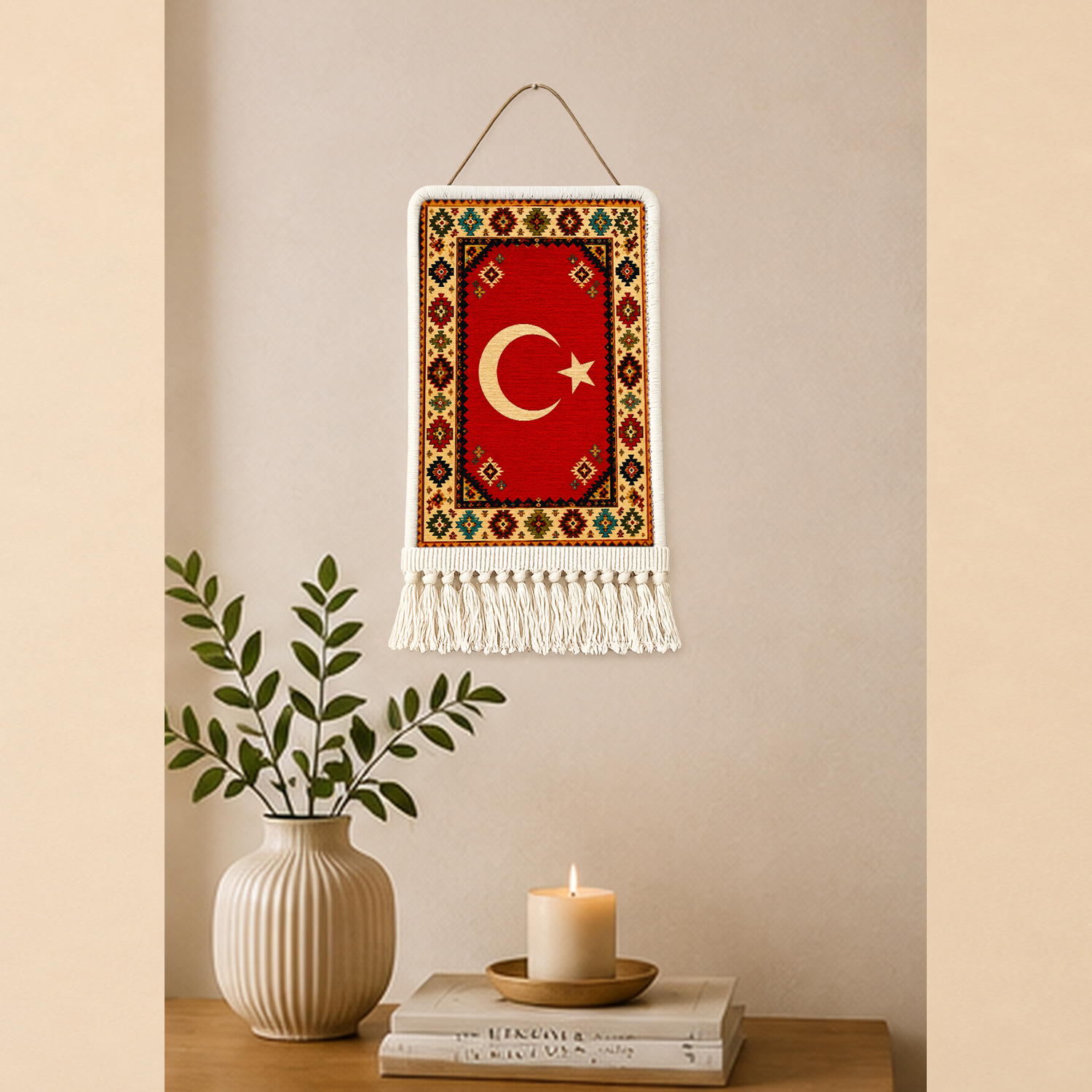 Türk Bayrağı Duvar Kilimi 15