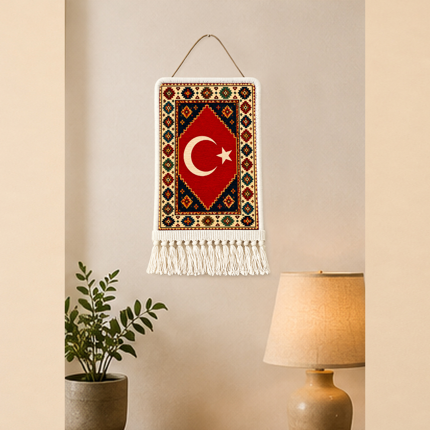 Türk Bayrağı Duvar Kilimi 17