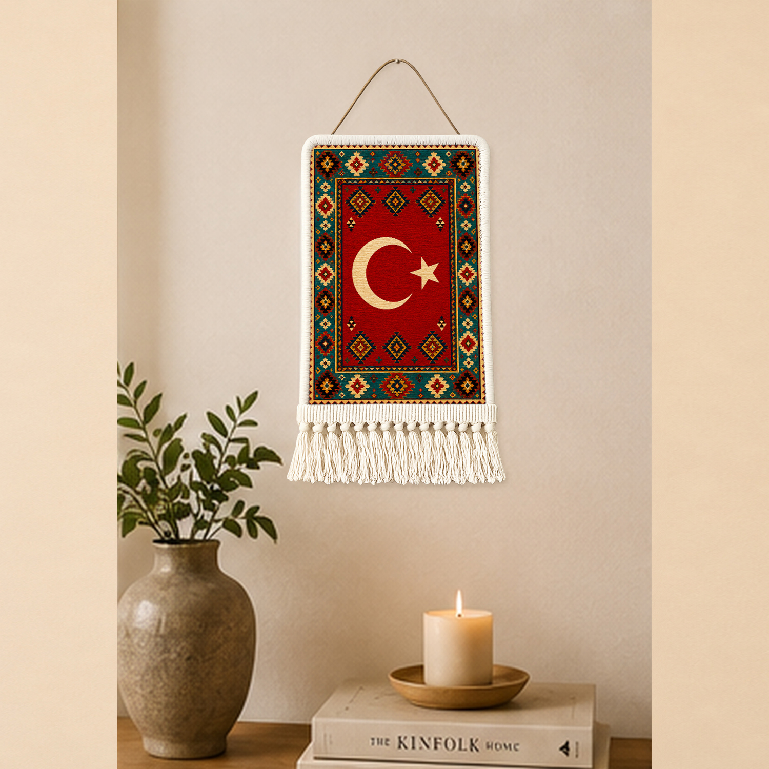 Türk Bayrağı Duvar Kilimi 18