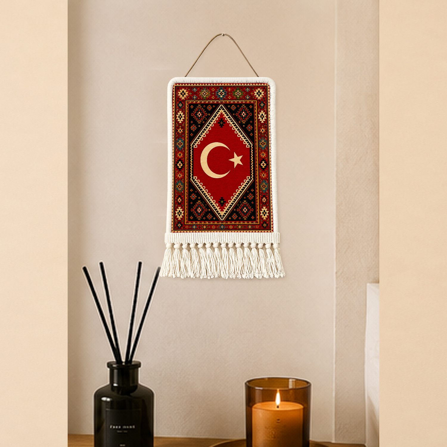 Türk Bayrağı Duvar Kilimi 19